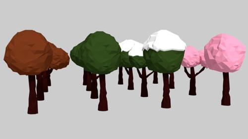 Low Poly Tree 02 preview image